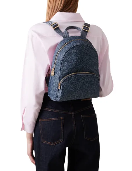 Borbonese Eco Line women's backpack, denim