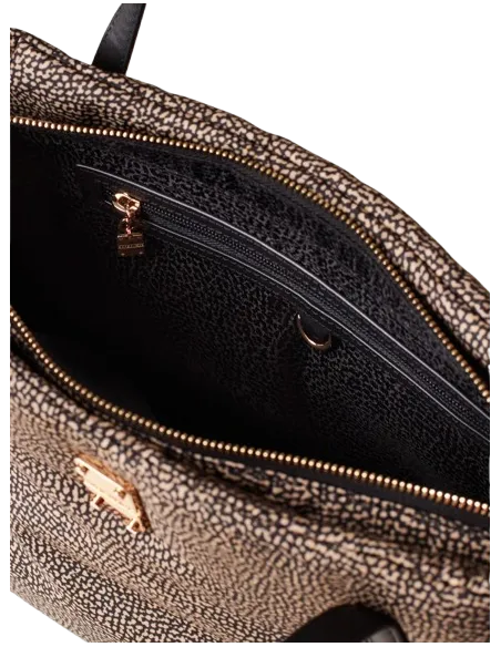 Borbonese Cahier handbag, op natural-black