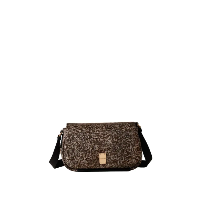 Borbonese Cahier cross-body bag, op natural-black