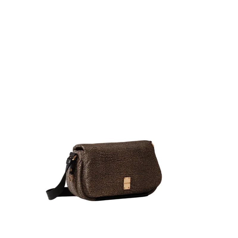 Borbonese Cahier cross-body bag, op natural-black 2