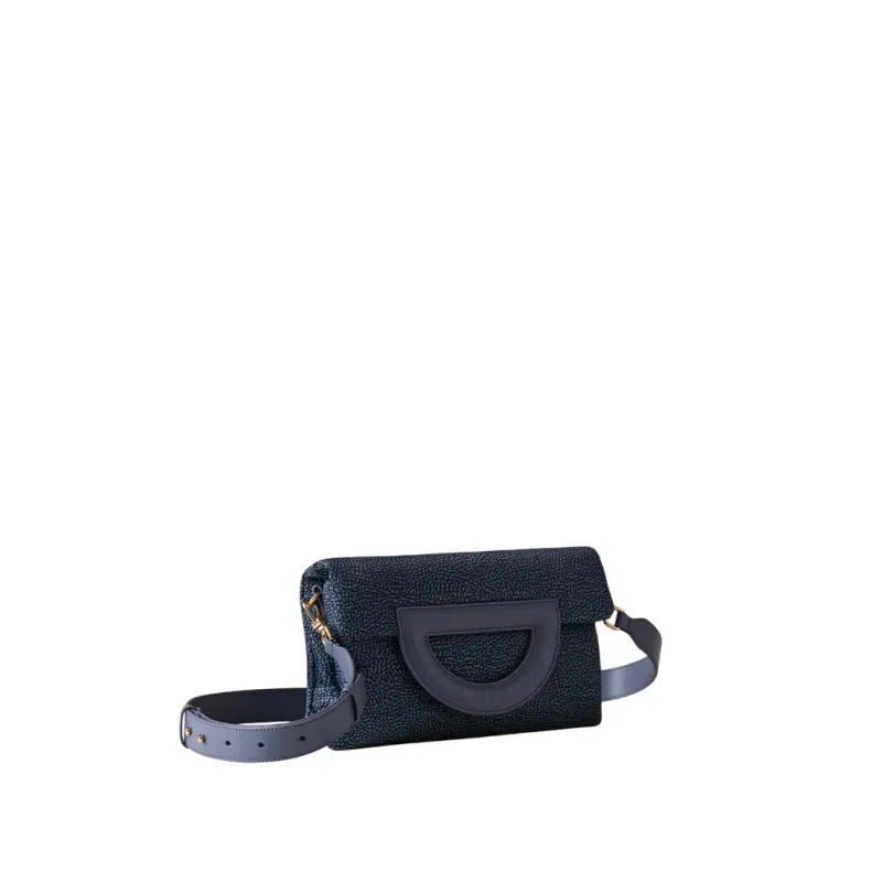 Borbonese Bouche Umhängetasche, denim 2