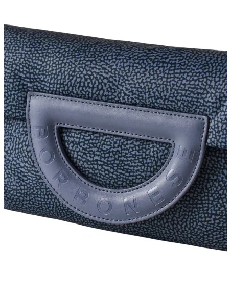 Borbonese Bouche cross-body bag, denim