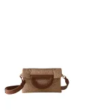 Borbonese Bouche cross-body bag, beige