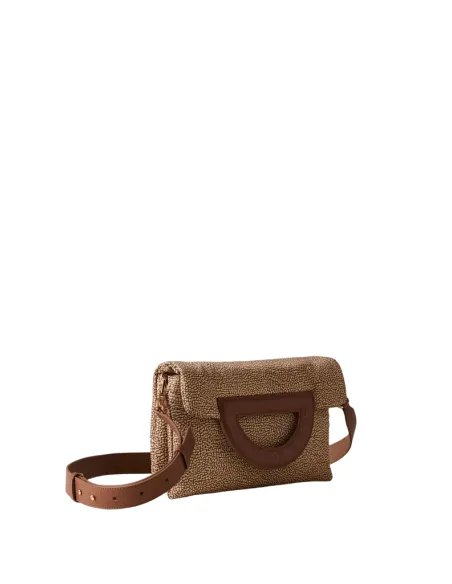 Borbonese Bouche cross-body bag, beige
