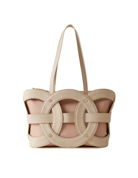 Borbonese All Round shopping bag, sand