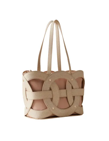 Borbonese All Round shopping bag, sand