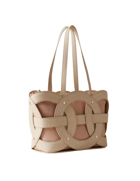 Borbonese All Round shopping bag, sand