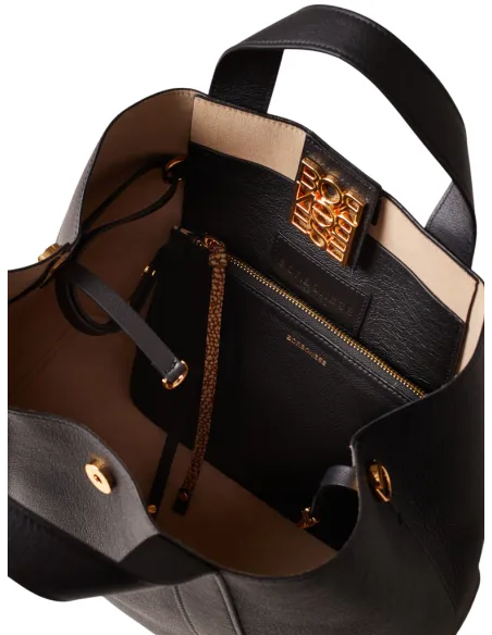 Borbonese Nueve Handtasche, schwarz