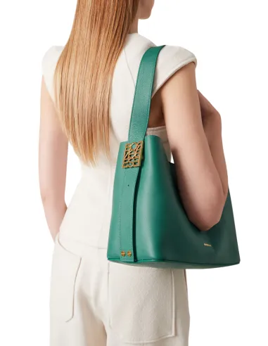 Borbonese Nueve Schultertasche aus...