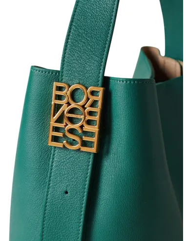 Borbonese Nueve Schultertasche aus...