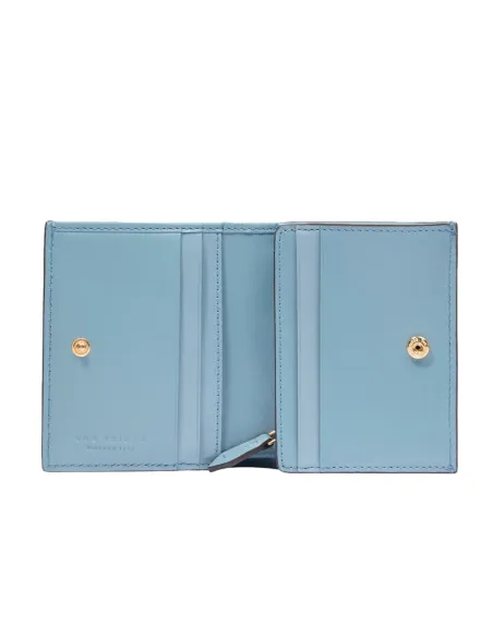 Portafogli donna piccolo The Bridge Lucrezia, azzurro