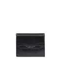 Kleines Damen Portemonnaie aus Leder The Bridge Lucrezia, schwarz