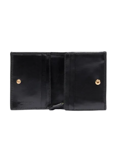 The Bridge Lucrezia small leather women's wallet, black