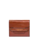 Kleines Damen Portemonnaie aus Leder The Bridge Lucrezia, braun