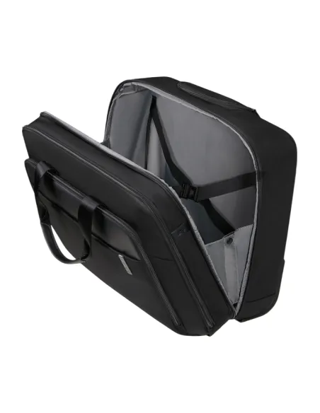 Samsonite rolling tote with 17.3 laptop compartment, black