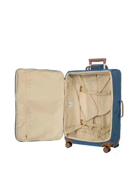 Mittelgroßer Trolley aus Recycling-Stoff Bric's X-Collection, jeans