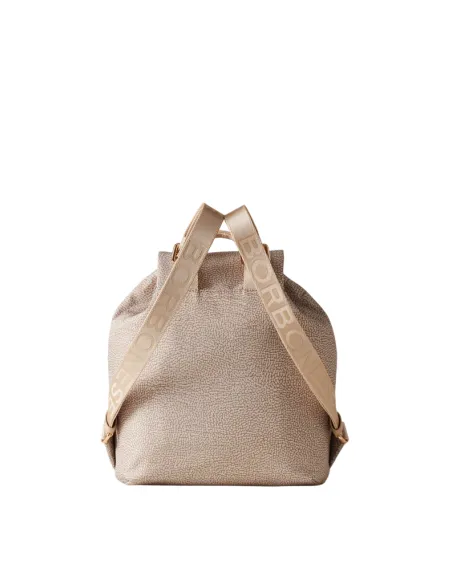 Borbonese Jet Damenrucksack mit Klappe, sand