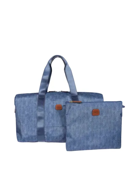 Borsone medio pieghevole Brics X-Collection, jeans