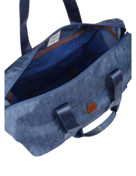 Brics X-Collection Folding duffel bag, jeans