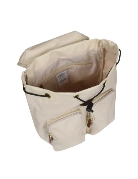 Damenrucksack mit Außentaschen X-collection, beige