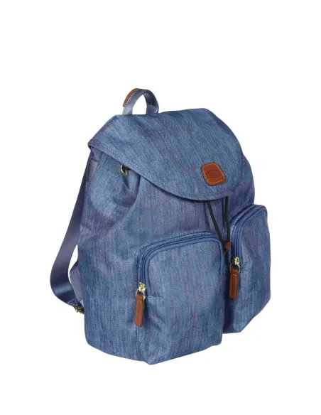 Damenrucksack mit Außentaschen X-collection, jeans