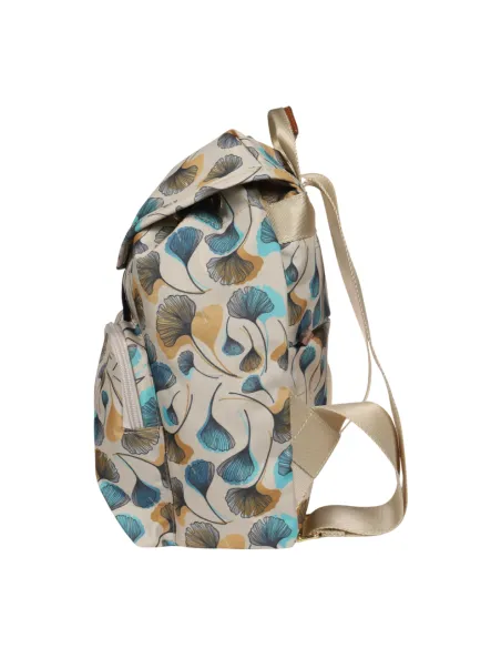 Damenrucksack mit Außentaschen X-collection, blumen