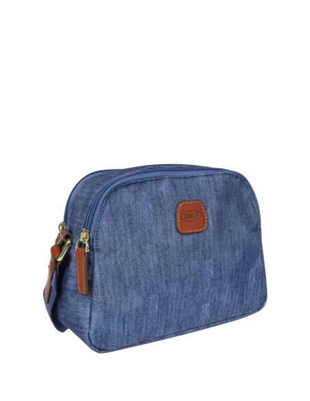Brics Recycled nylon shoulder bag, jeans