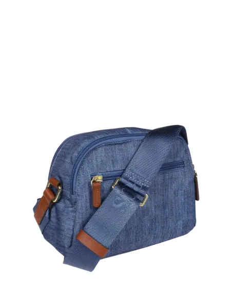 Borsa a tracolla a due scomparti Brics X-Collection, jeans