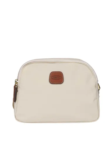 Brics Recycled nylon shoulder bag, beige