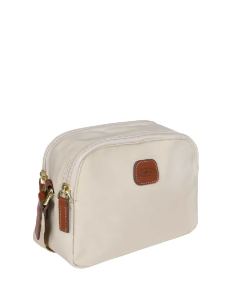 Borsa a tracolla a due scomparti Brics X-Collection, beige