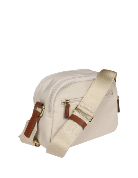 Borsa a tracolla a due scomparti Brics X-Collection, beige