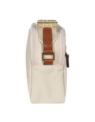 Brics Recycled nylon shoulder bag, beige