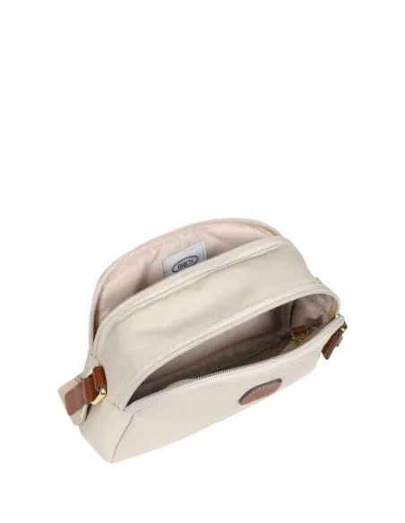 Borsa a tracolla a due scomparti Brics X-Collection, beige