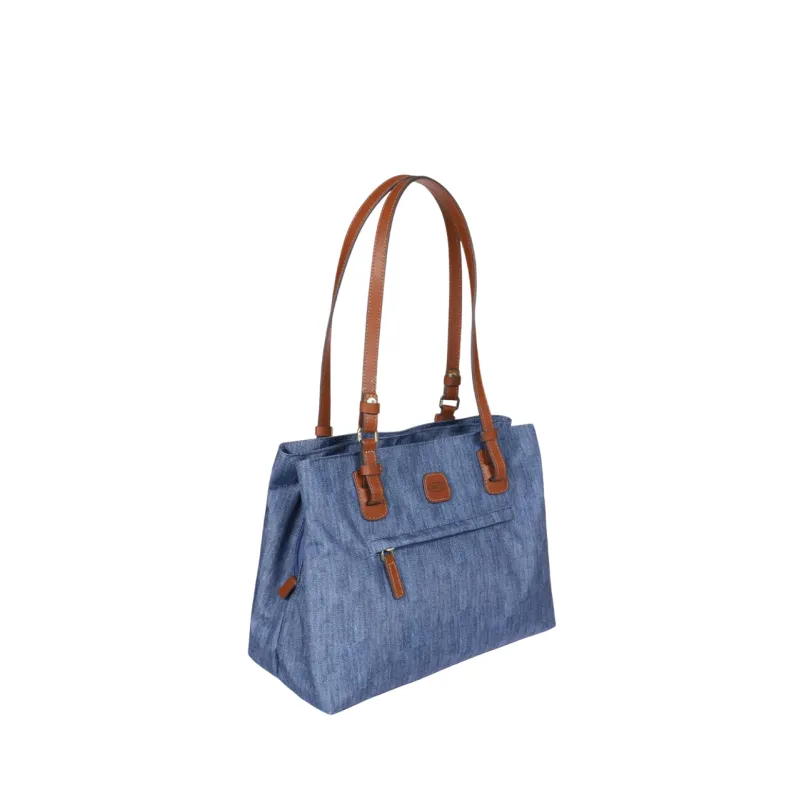 Brics Fabric and Leather Three-Compartment Medium... 2