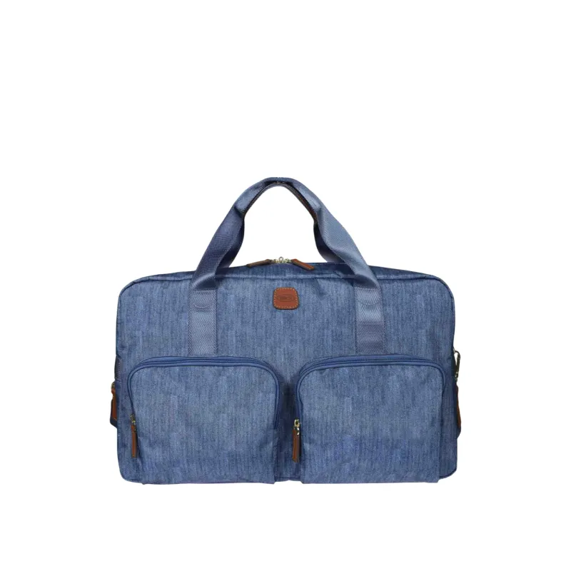 Duffle Bag with two front pockets X-Collection, jeans