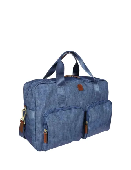 Duffle Bag with two front pockets X-Collection, jeans
