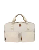 Duffle Bag with two front pockets X-Collection, beige