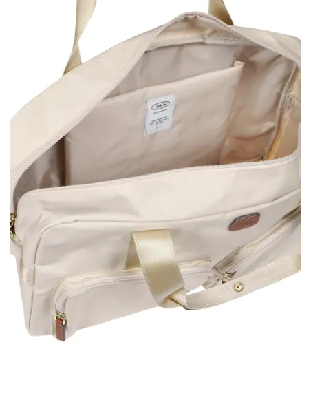Duffle Bag with two front pockets X-Collection, beige