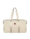 Brics X-Collection Folding Duffle mit Reißverschlussöffnung, beige