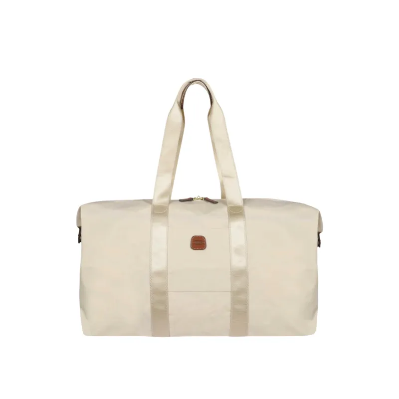 Brics X-Collection Large folding duffel bag, beige