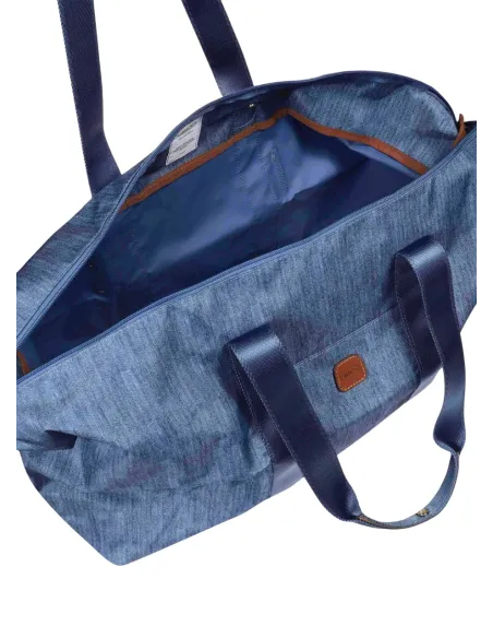 Brics X-Collection Large folding duffel bag, jeans