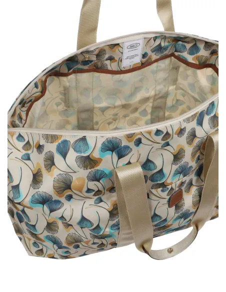 Brics X-Collection Large folding duffel bag, flowers