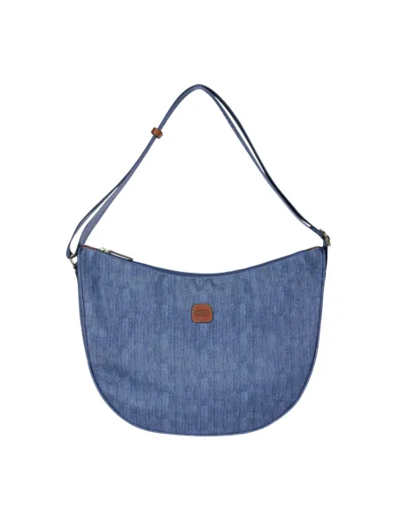 Mezza luna grande Brics X-Collection, jeans