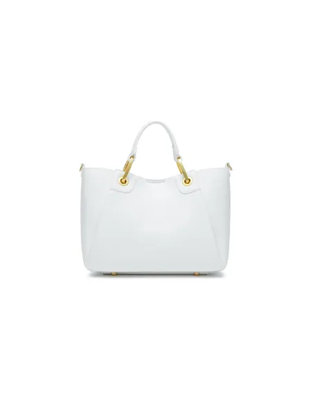 Mittlere Tasche mit zwei Henkeln Braccialini Amy Bijoux, weiß