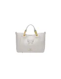 Braccialini Amy Bijoux medium two-handle bag, light grey