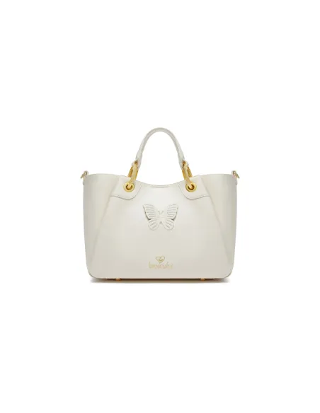 Borsa due manici media Braccialini Amy Bijoux, beige