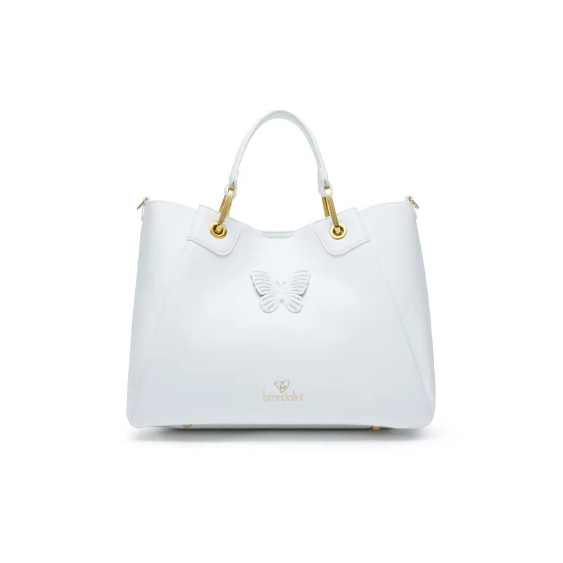 Braccialini Amy Bijoux handbag, white