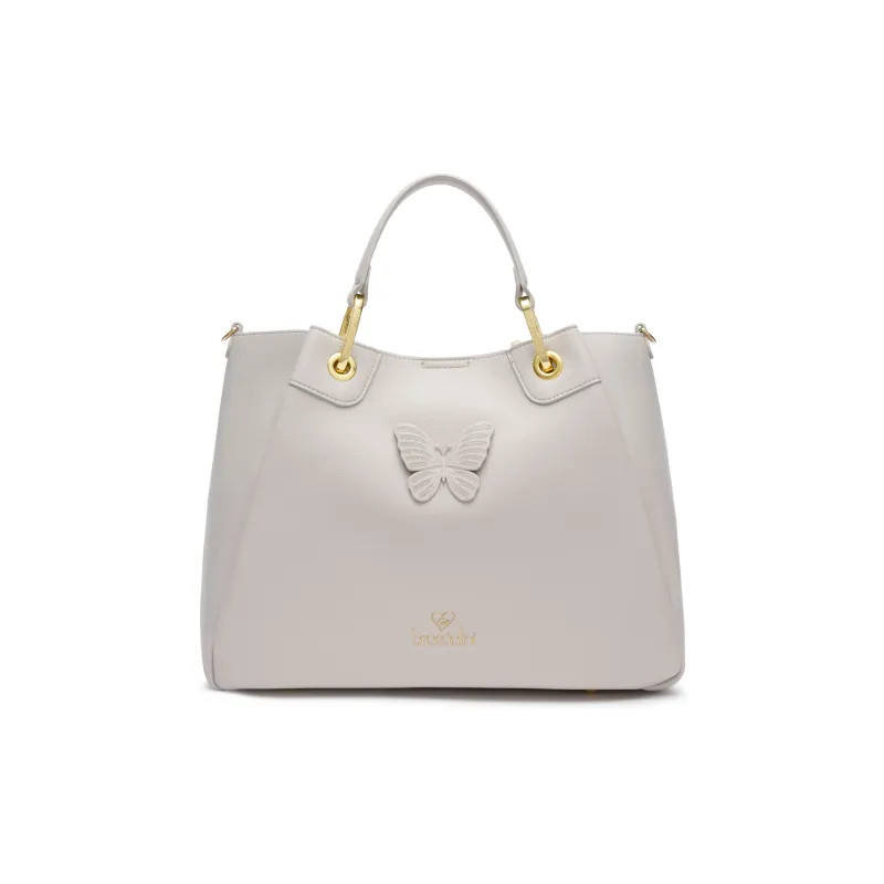 Braccialini Amy Bijoux handbag, light grey