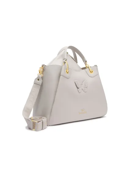 Braccialini Amy Bijoux handbag, light grey