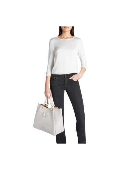 Braccialini Amy Bijoux handbag, light grey